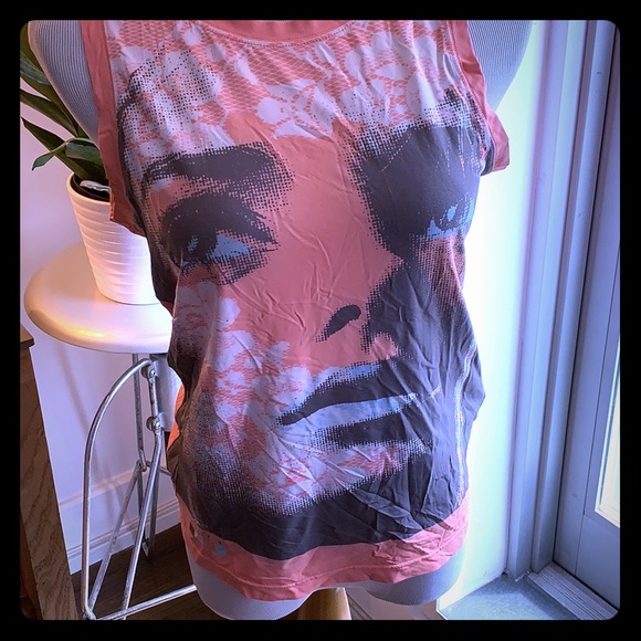 Vintage Diesel Graphic Tank Top – Pop Art Face Print – Made in Italy – Size L - Picture 1 of 5